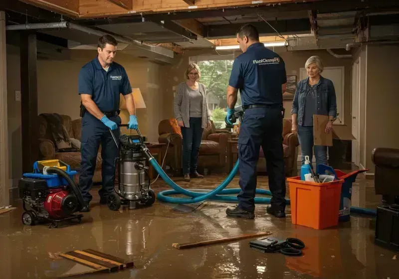 Basement Water Extraction and Removal Techniques process in Clayton, AL